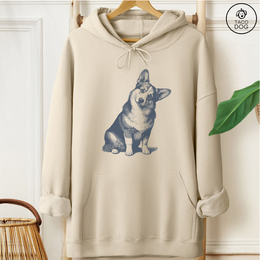 Corgi Say What? Hoodie