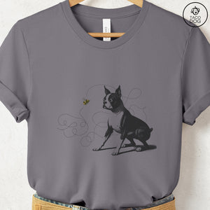 Boston Terrier Bumble Bee T-Shirt Storm Taco-Dog