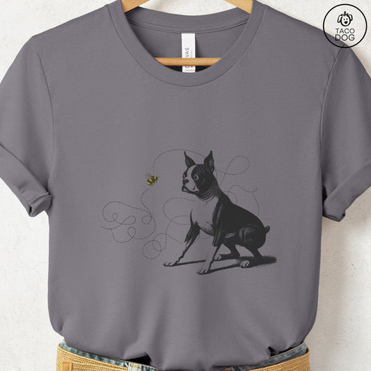 Boston Terrier Bumble Bee T-Shirt Storm Taco-Dog