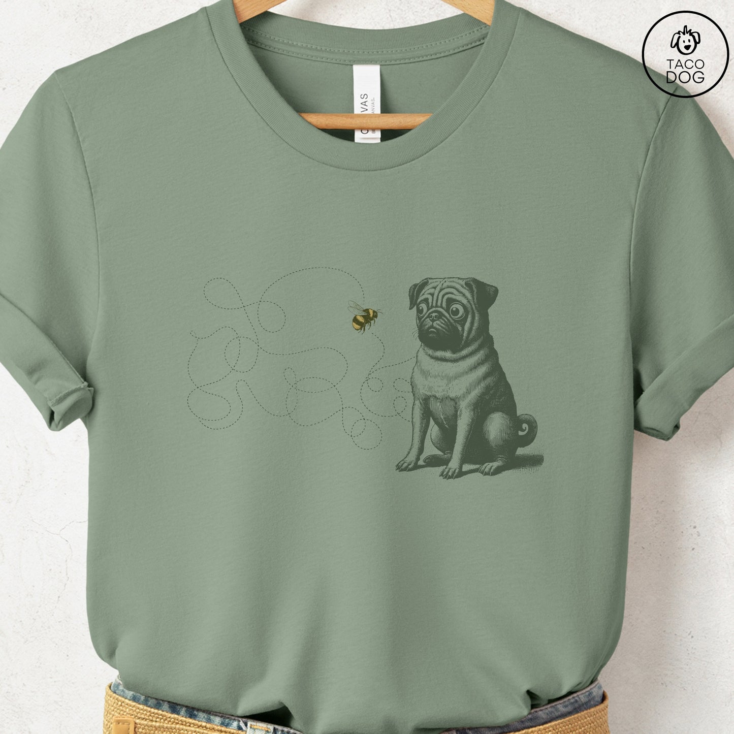 Pug Bumble Bee T-Shirt