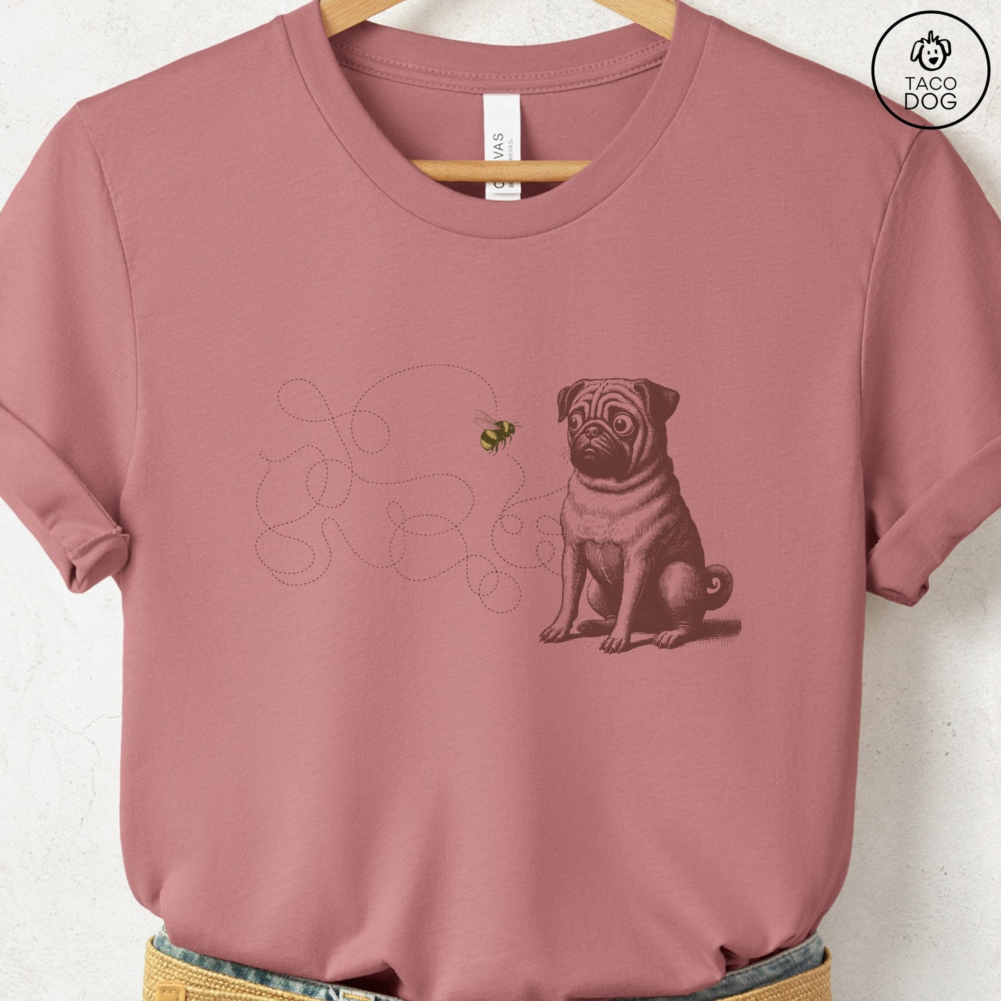 Pug Bumble Bee T-Shirt
