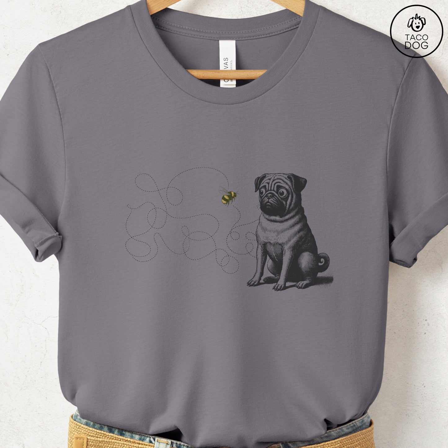Pug Bumble Bee T-Shirt