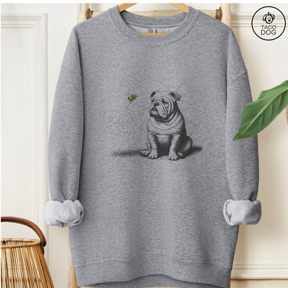 English Bulldog Bumble Bee Sweatshirt