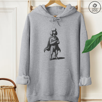 Poodle Reluctant Super Hero Hoodie
