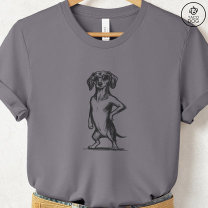 Dachshund Weenie Vintage Sunglasses TShirt