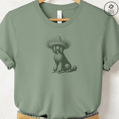 Poodle Pava Jibaro Hat T-Shirt