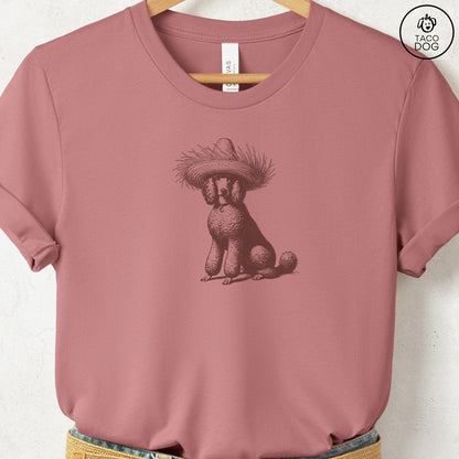 Poodle Pava Jibaro Hat T-Shirt
