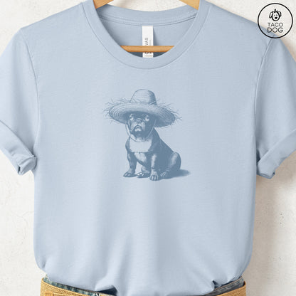French Bulldog Frenchie Pava Jibaro Hat T-Shirt