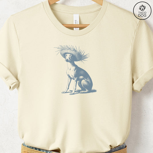 Italian Greyhound Whippet Iggy Pava Jibaro Hat T-Shirt
