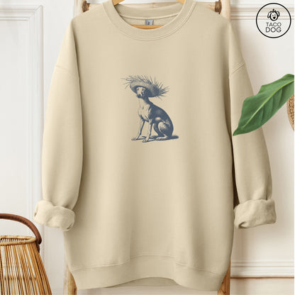 Italian Greyhound Whippet Iggy Pava Jibaro Boricua Hat Sweatshirt