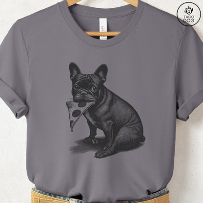French Bulldog Frenchie Pizza TShirt