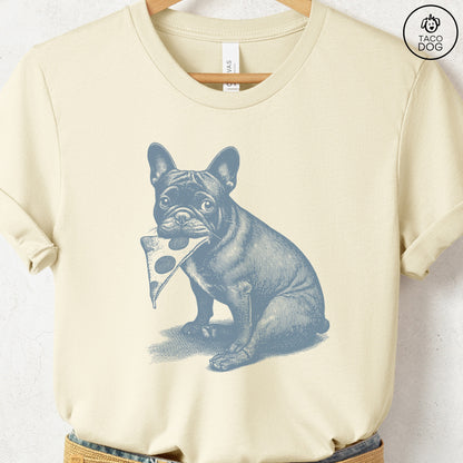 French Bulldog Frenchie Pizza TShirt