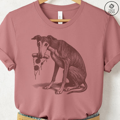 Italian Greyhound Whippet Iggy Pizza TShirt