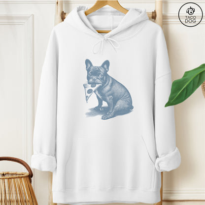 French Bulldog Frenchie Pizza Hoodie