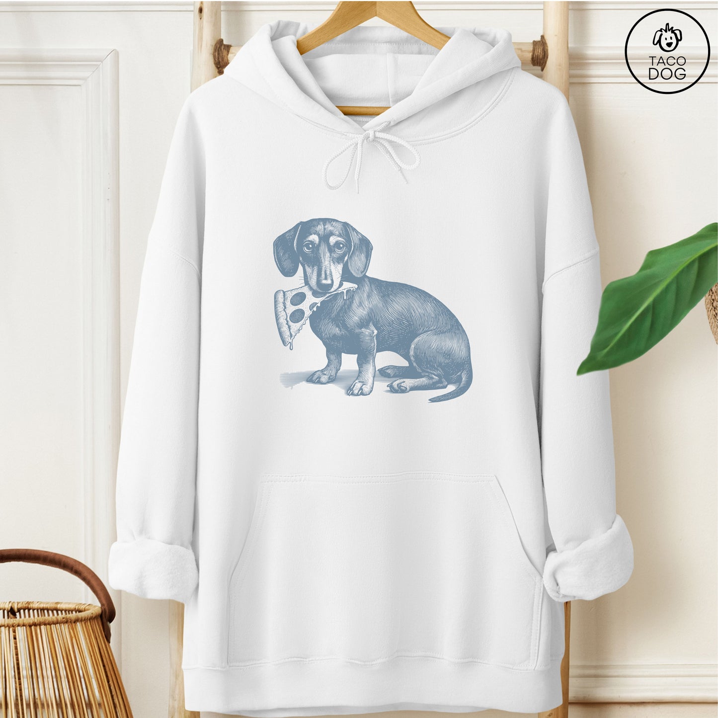 Dachshund Weenie Pizza Hoodie