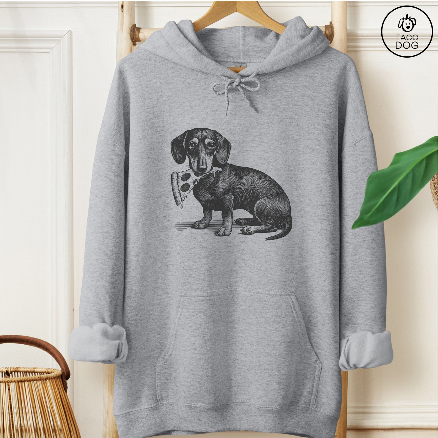 Dachshund Weenie Pizza Hoodie