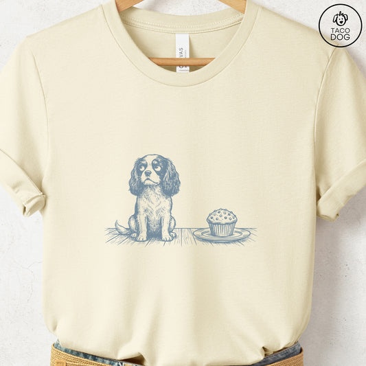 Cavalier King Charles Spaniel Cupcake TShirt