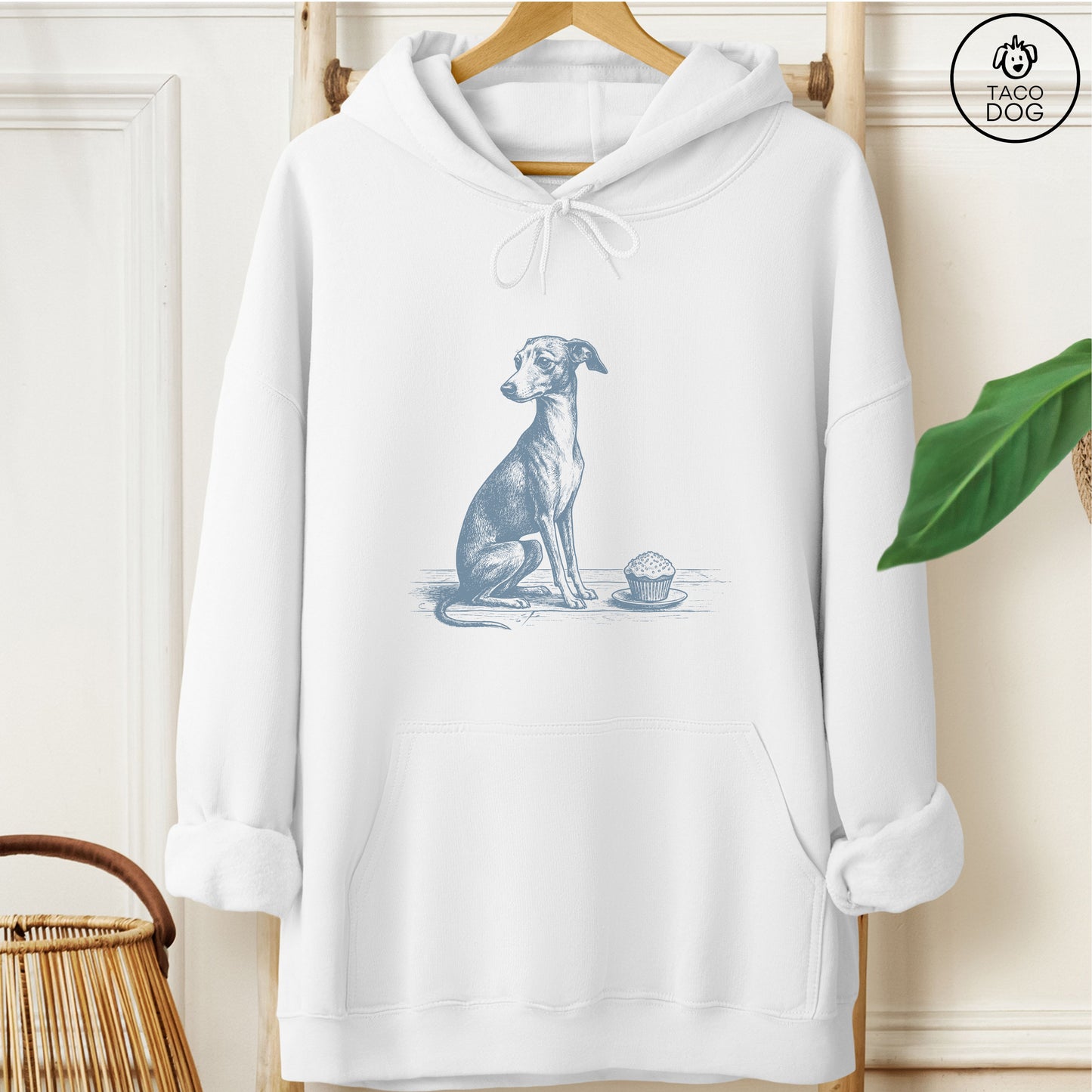 Italian Greyhound Whippet Iggy Cupcake Hoodie