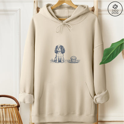 Cavalier King Charles Spaniel Cupcake Hoodie