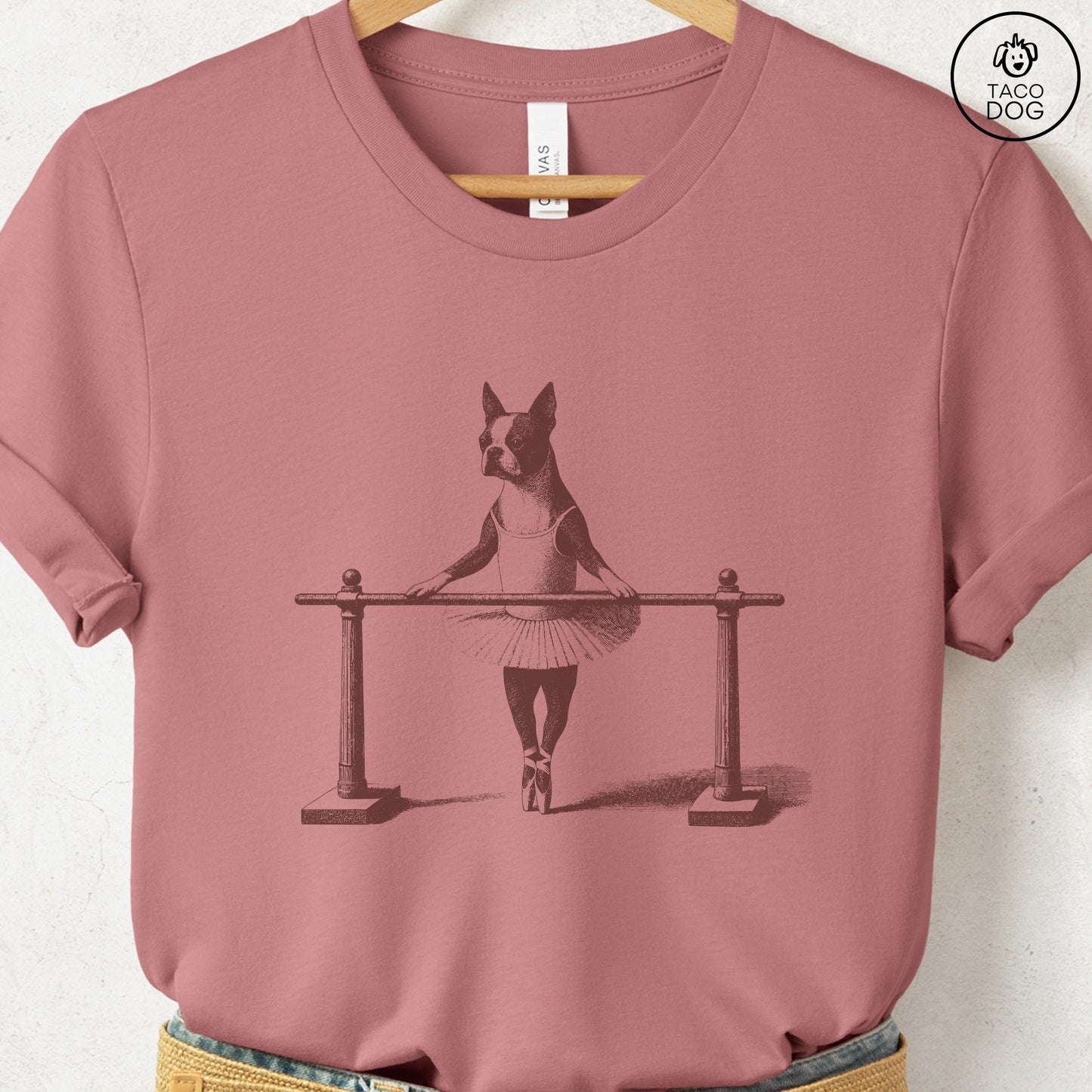 Boston Terrier Ballet T Shirt