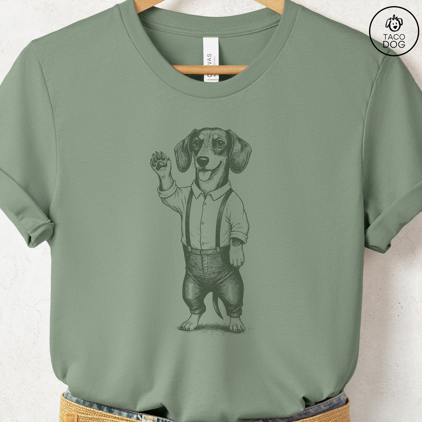 Dachshund Weenie Hey There T Shirt