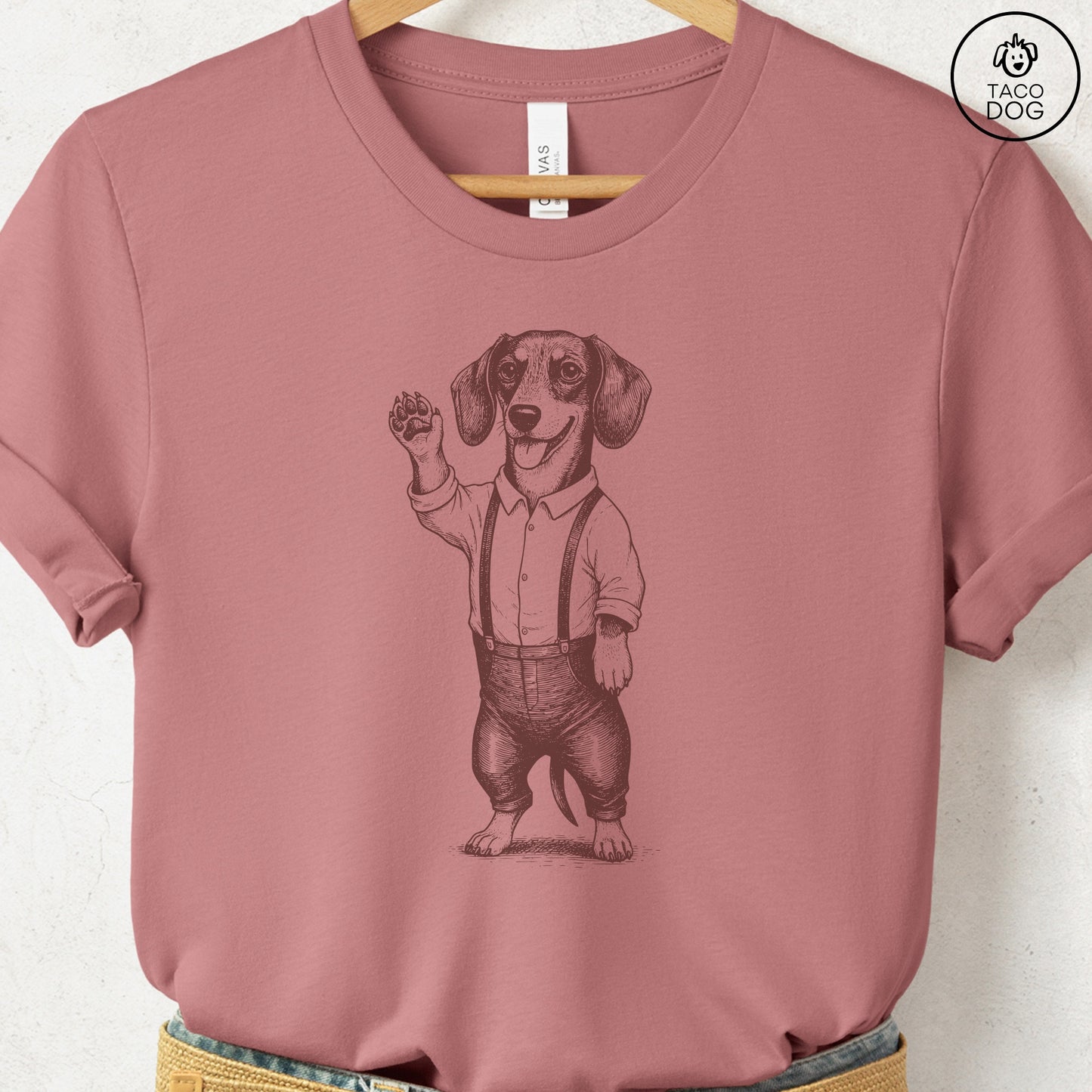 Dachshund Weenie Hey There T Shirt