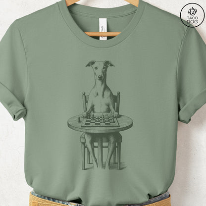 Italian Greyhound Whippet Iggy Chess Master T-Shirt