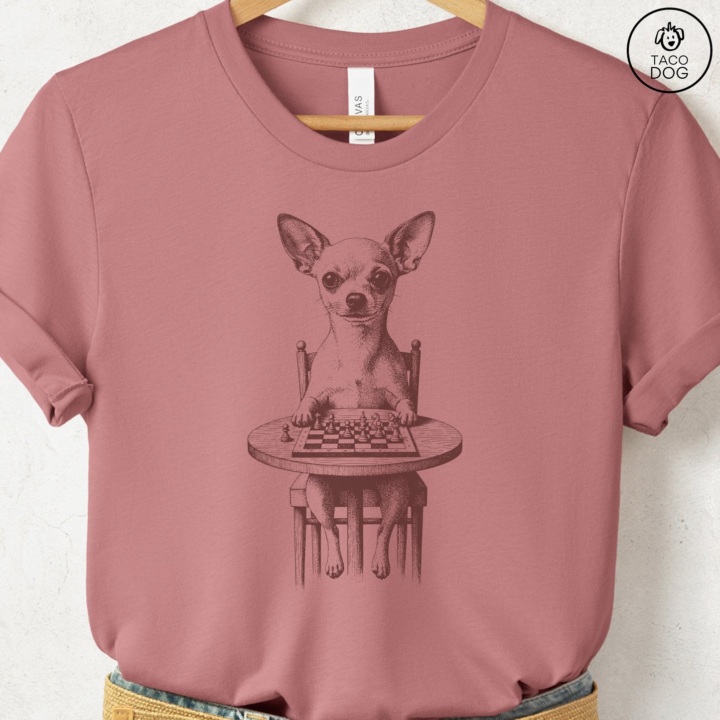 Chihuahua Chess Master T-Shirt