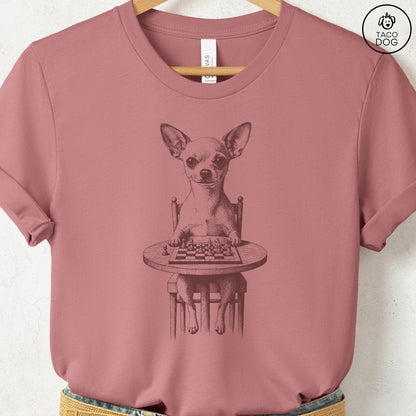 Chihuahua Chess Master T-Shirt
