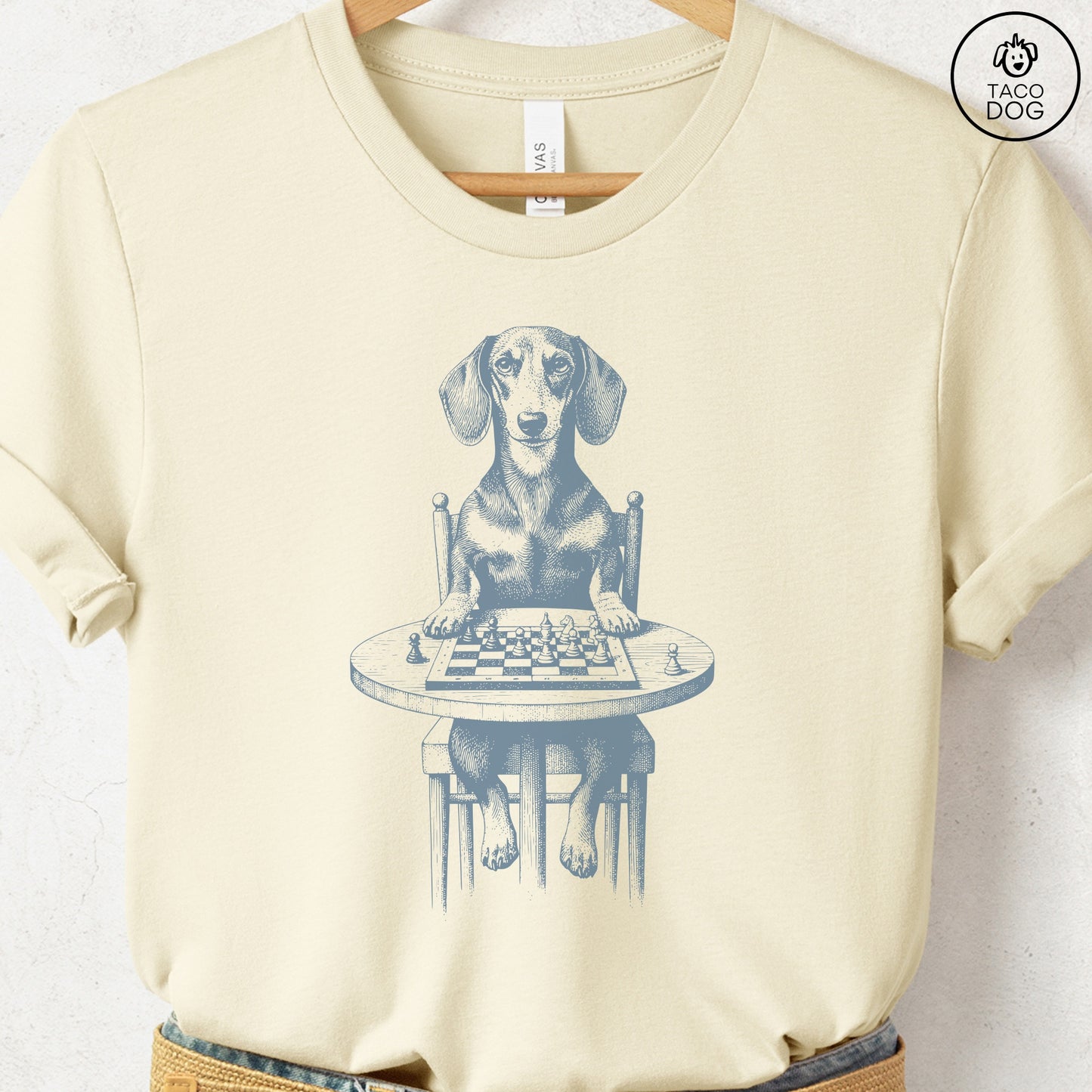 Dachshund Weenie Chess Master T-Shirt