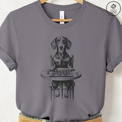 Dachshund Weenie Chess Master T-Shirt