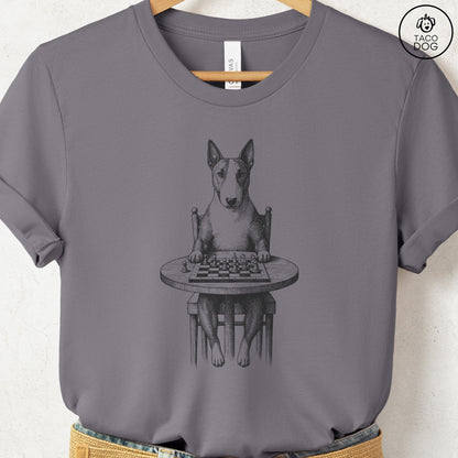 Bull Terrier Chess Master T-Shirt