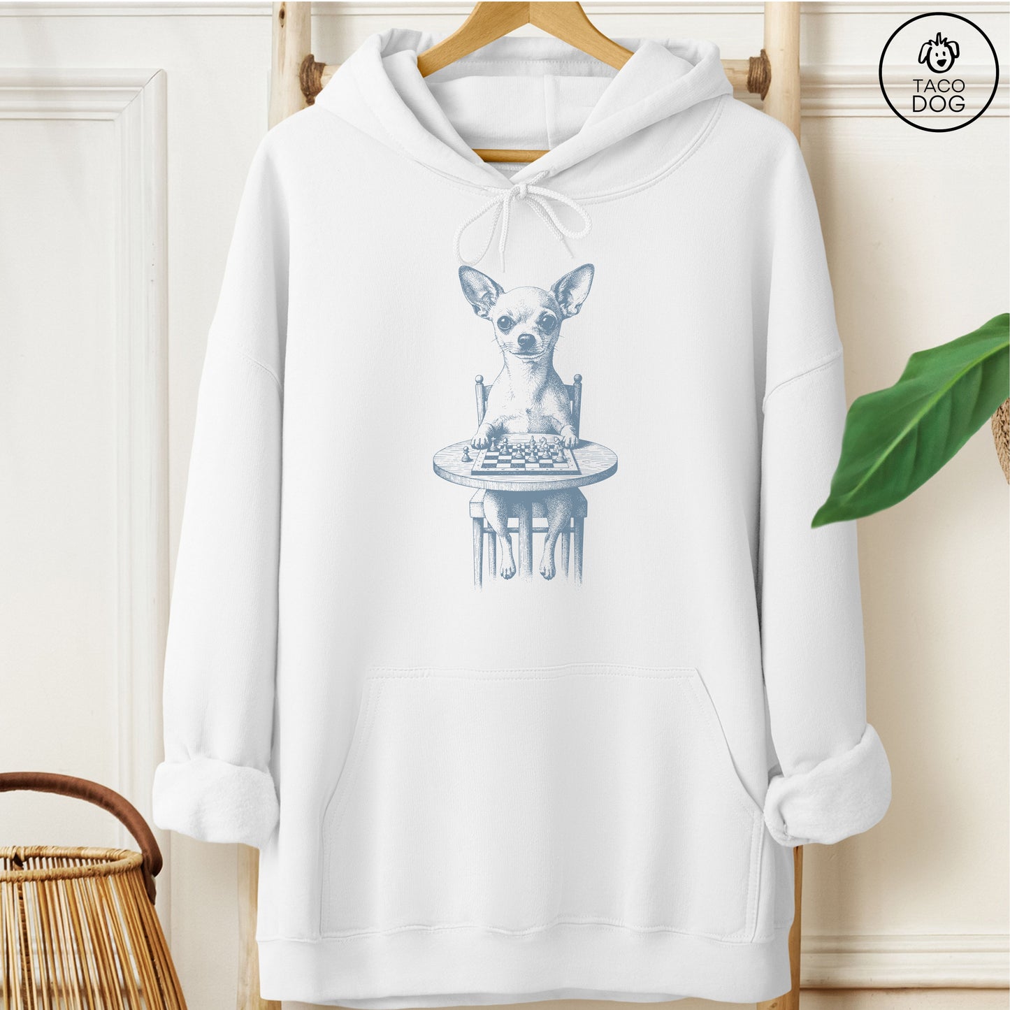 Chihuahua Chess Master Hoodie