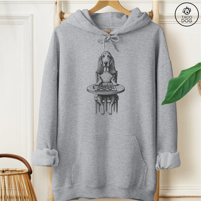 Basset Hound Chess Master Hoodie