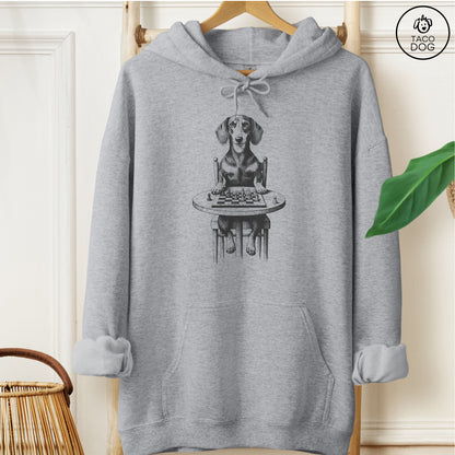 Dachshund Weenie Chess Master Hoodie