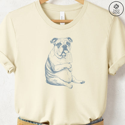 English Bulldog Popsicle T-Shirt