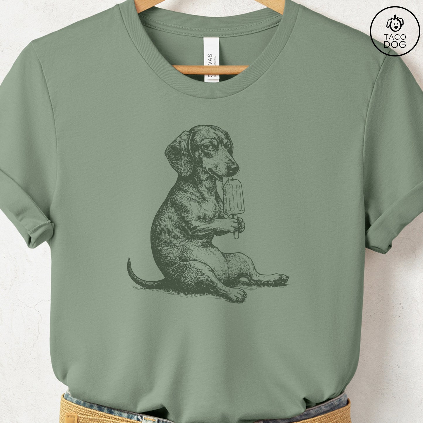 Dachshund Weenie Popsicle T-Shirt