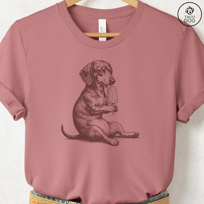 Dachshund Weenie Popsicle T-Shirt