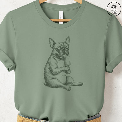 French Bulldog Frenchie Popsicle T-Shirt