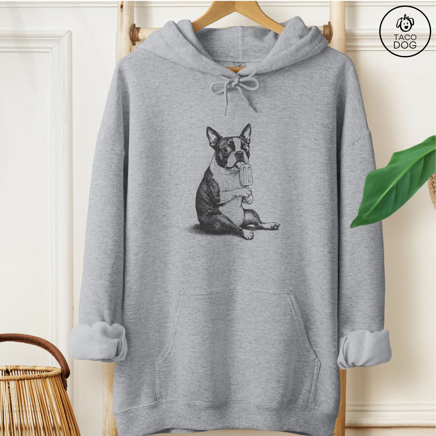 Boston Terrier Popsicle Hoodie
