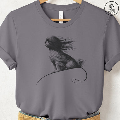 Shih Tzu Tail Wind T-Shirt Storm Taco-Dog