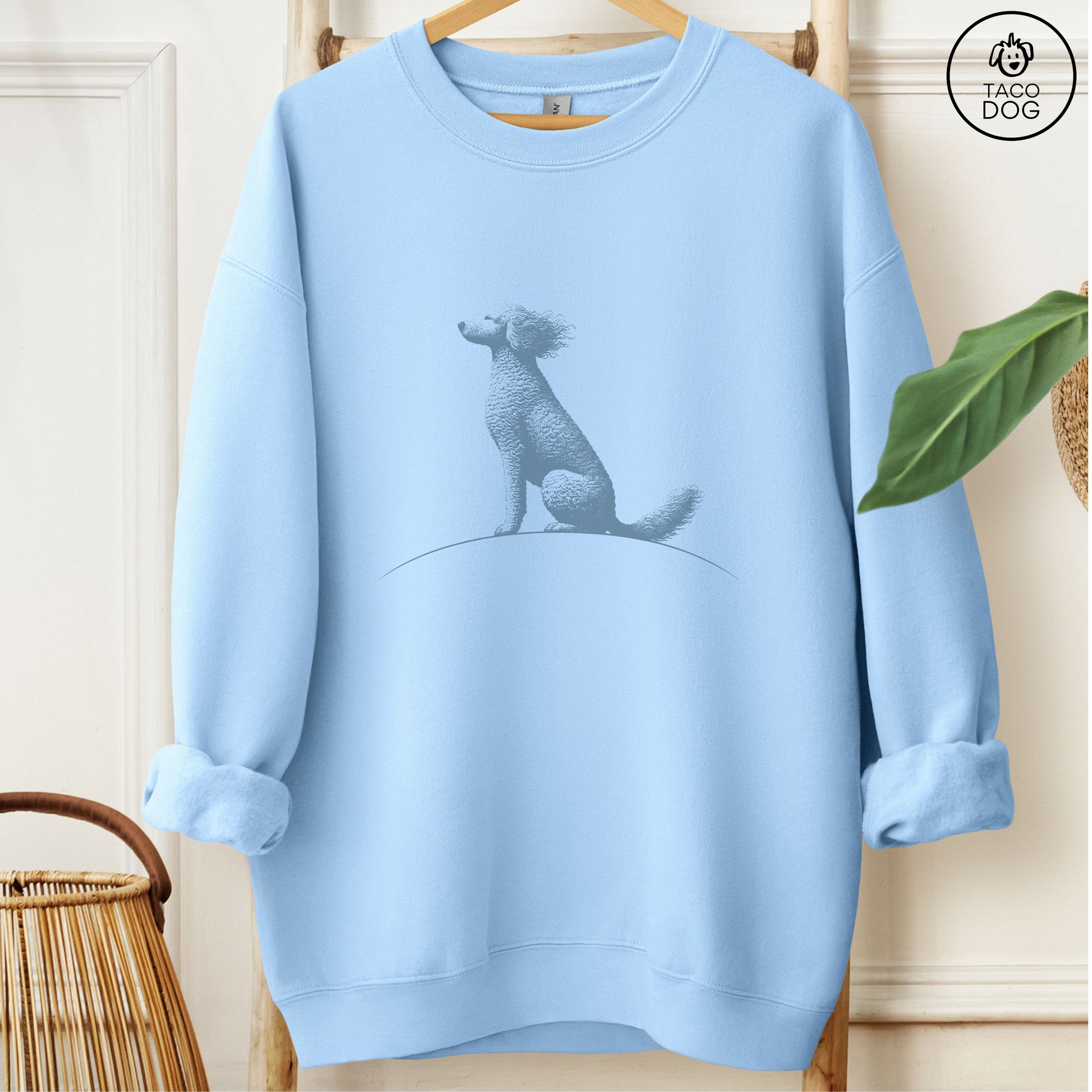 Doodle Tail Wind Sweatshirt Light Blue