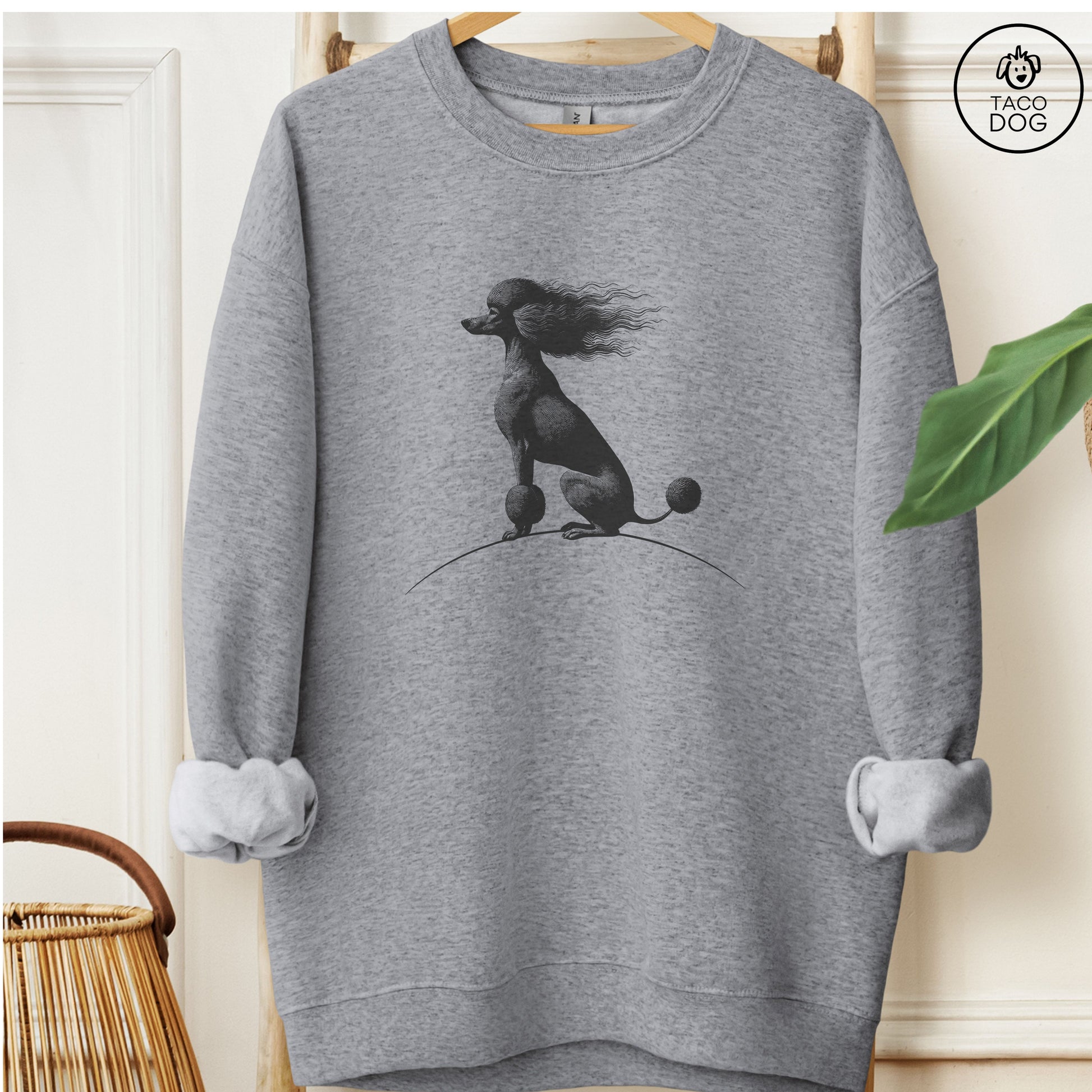 Poodle Tail Wind Sweatshirt Graphite Heather