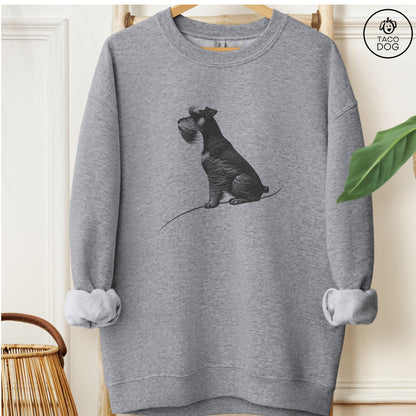 Schnauzer Tail Wind Sweatshirt Graphite Heather