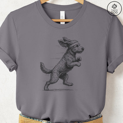 Doodle Jogging Runner T-Shirt Storm