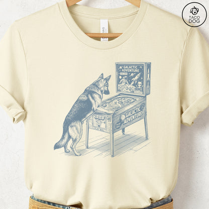 German Shepherd Pinball T-Shirt Natural