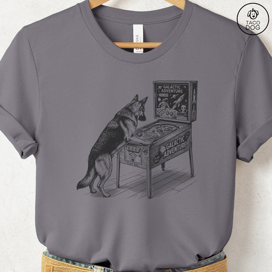 German Shepherd Pinball T-Shirt Storm