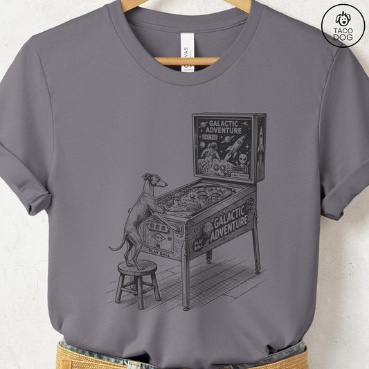 Italian Greyhound Whippet Iggy Pinball T-Shirt Storm Taco-Dog