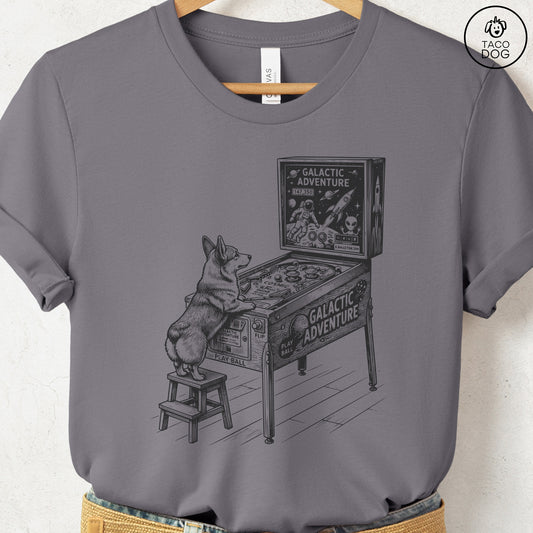 Corgi Pinball T-Shirt Storm