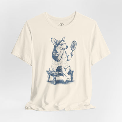Corgi Makeup T-Shirt